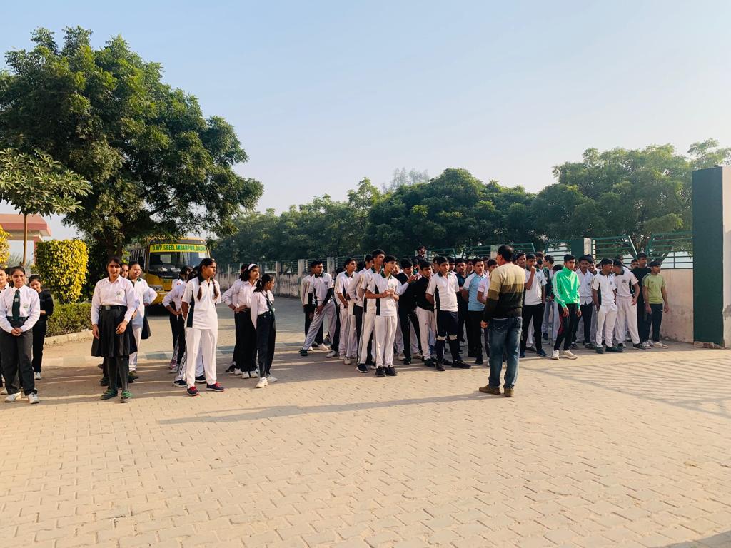 The cross-country race was conducted at the Delhi World Public School premises