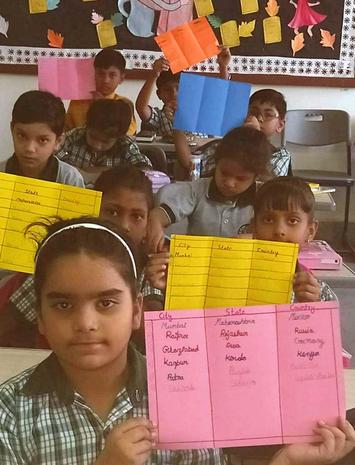 Delhi World Public School recently organised an exciting Atlas Game for Grade 3 students