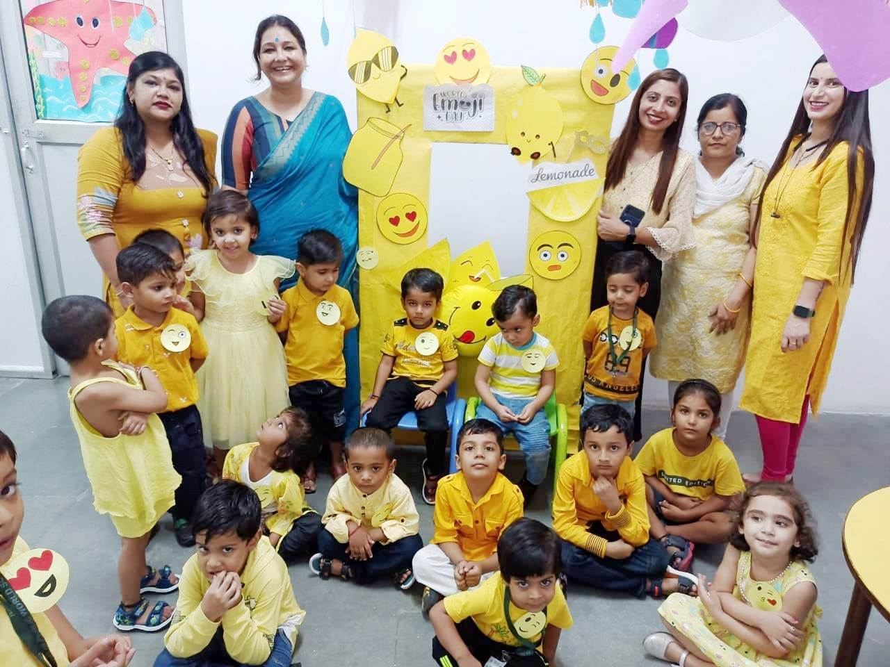 Delhi World Public School Celebrated World Emoji Day with a Zesty Lemonade Party.