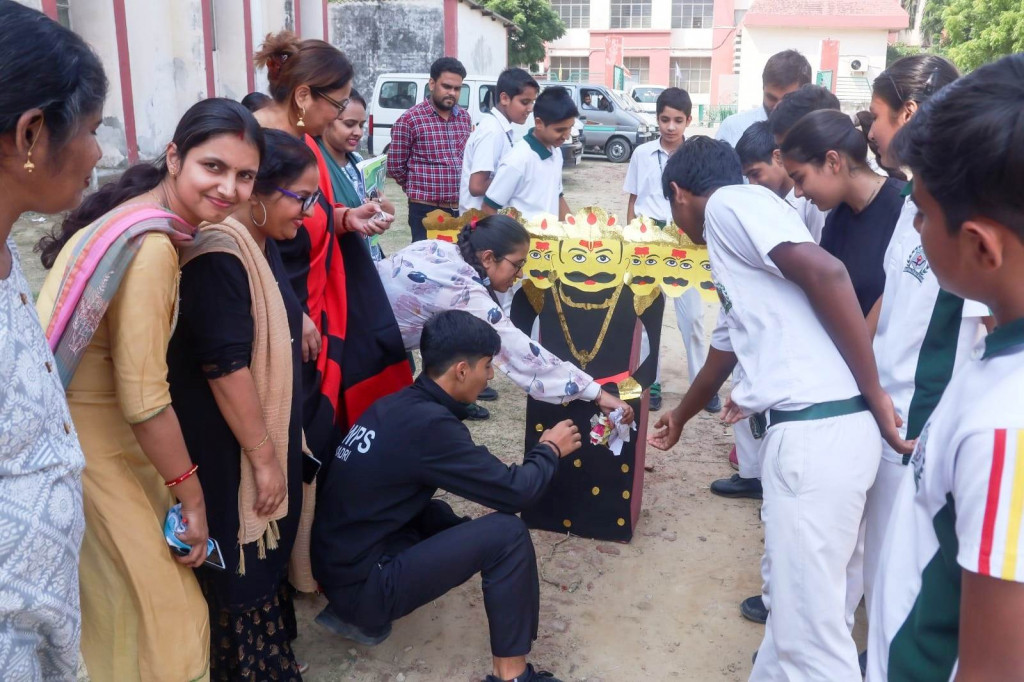 Dussehra celebration at DWPS