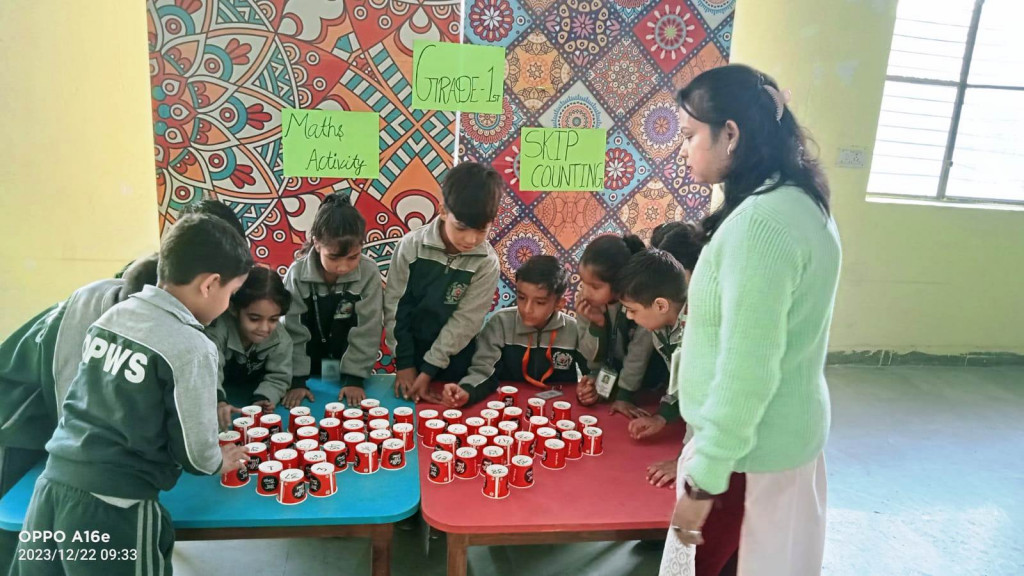 DWPS organized an insightful Mathematics Activity centered around skip counting