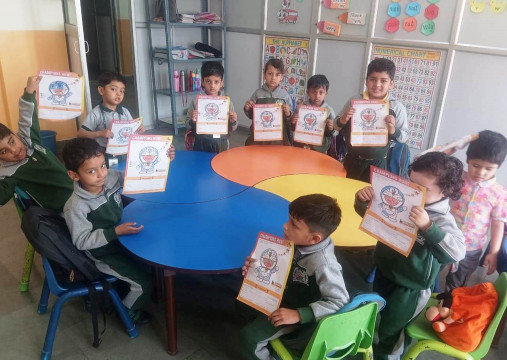 DWPS started the week with a burst of creativity as pre-primary students participated in a vibrant Drawing Competition