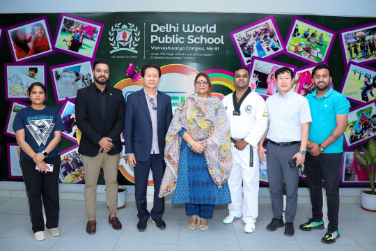 DWPS had international visitors from Korean International University and Korean Cultural Centre India