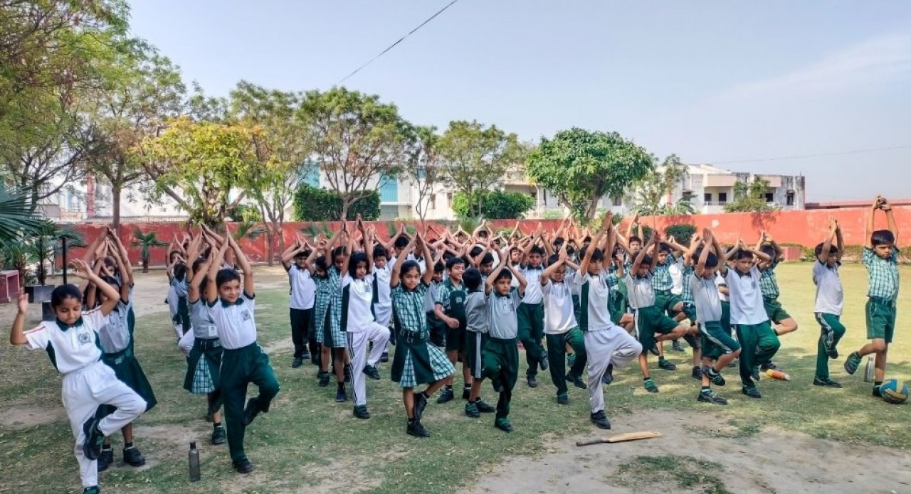 Empowering minds and bodies through yoga! Celebrating International Yoga Day at DWPS School 