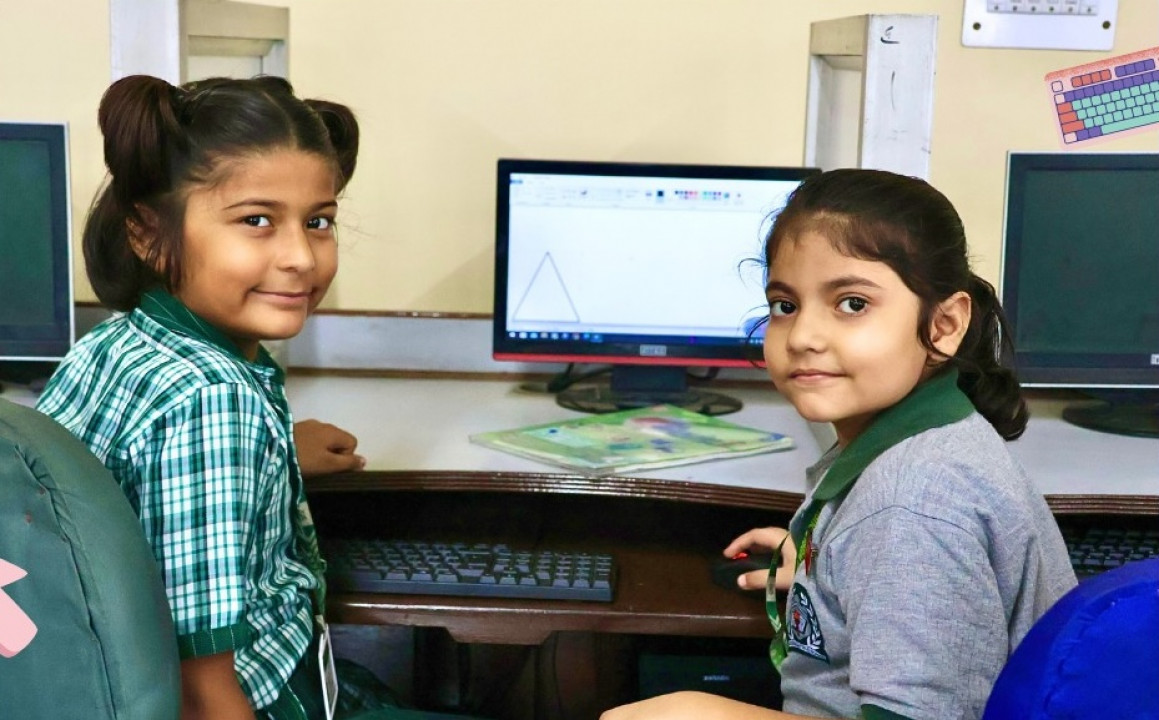 Unleashing Creativity in Young Minds! Watch as our budding artists in Grades 1 and 2 dive into the world of digital painting with MS Paint