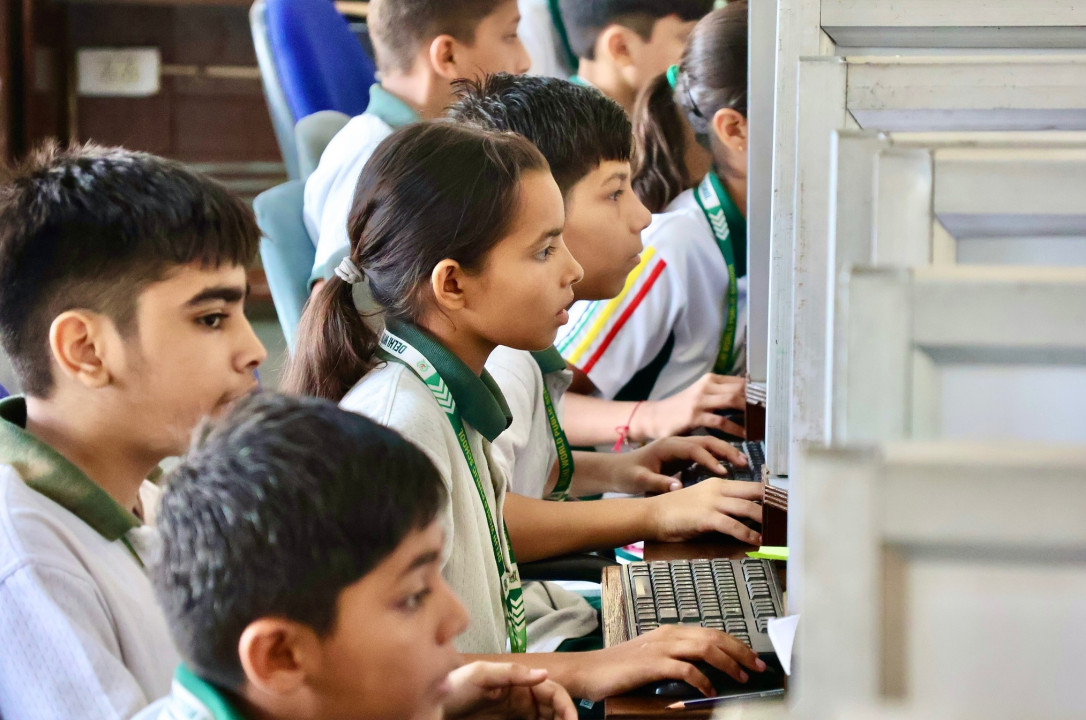 Our students proudly participated in CBSE's first-ever SAFAL online test for Grades V and VIII