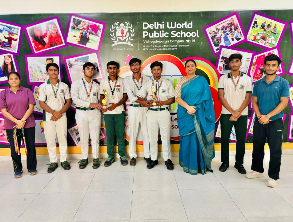 The spirit of determination and talent shone brightly at Malak Stadium as the students of DWPS made their mark in the state-level competition