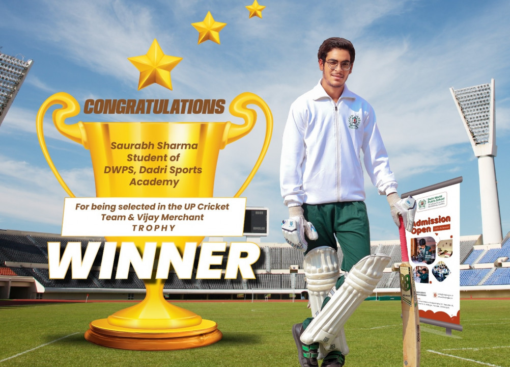 Saurabh Sharma makes history by winning the Vijay Merchant Trophy with the UP Cricket Team