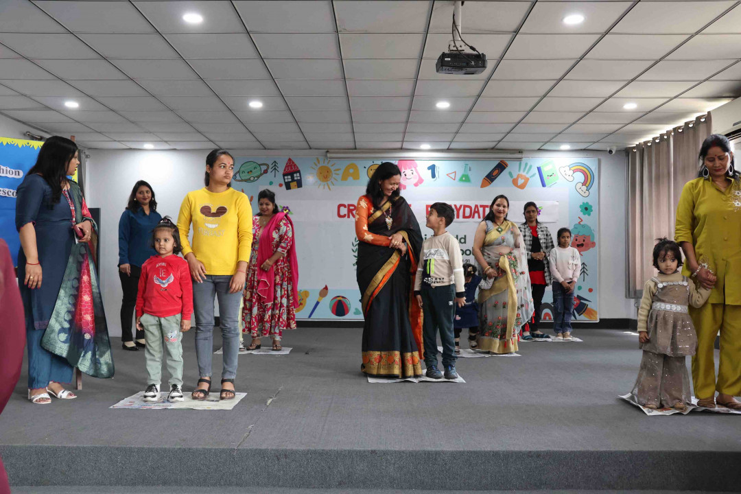 Delhi World Public School hosted a delightful "Creative Playdate",  a fun-filled event designed for mothers and their little ones