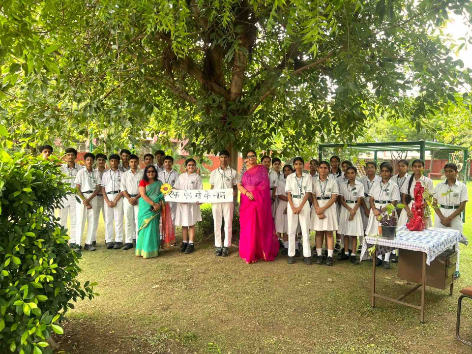 Tree Plantation Drive by students at Delhi World Public School
